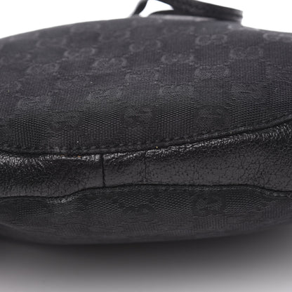 Gucci Monogram Drawstring Hobo Black 9 of 12