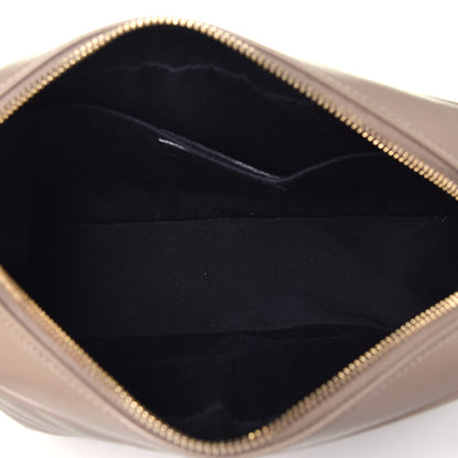 Saint Laurent Calfskin Matelasse Monogram Lou Camera Bag Dusty Grey 5 of 9