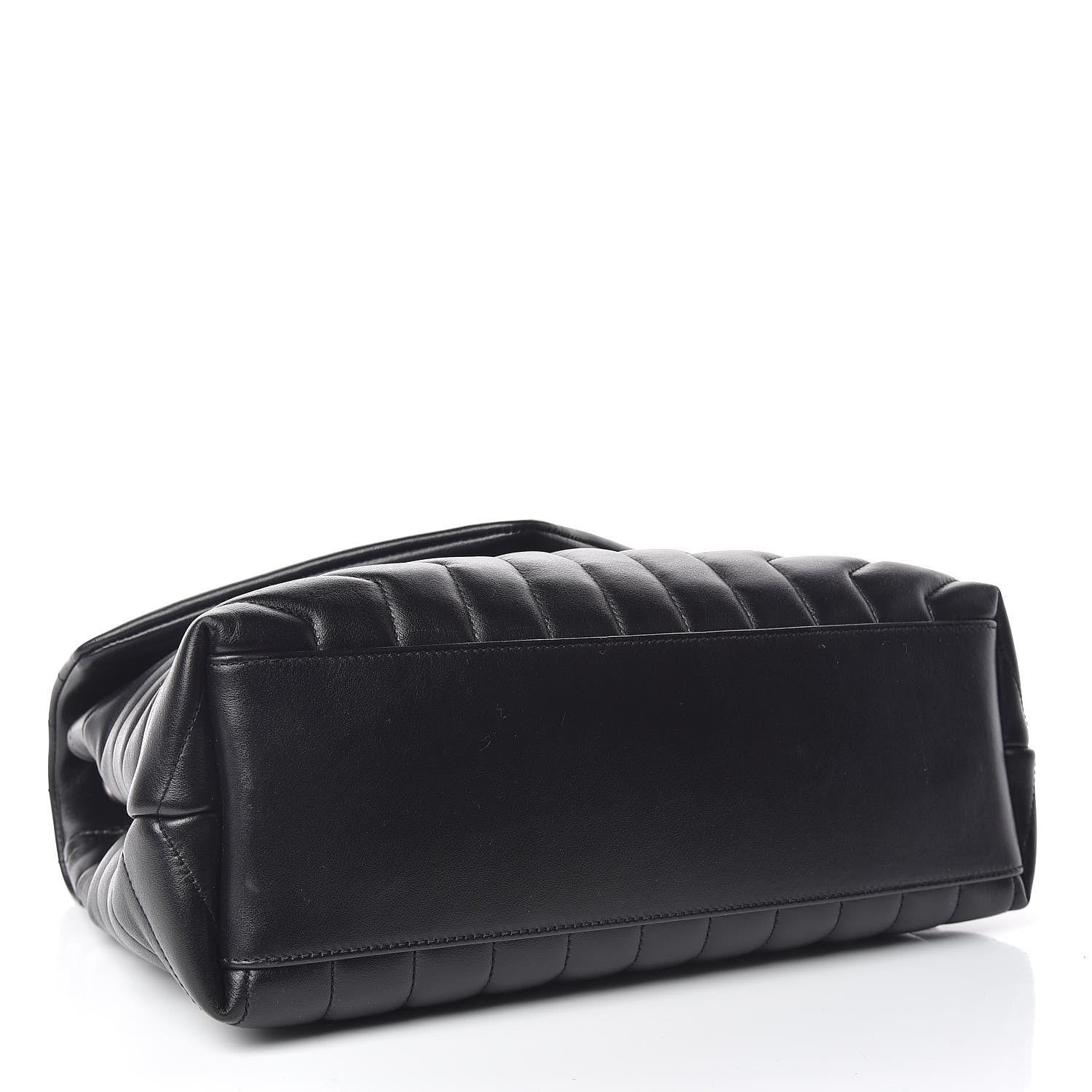 Saint Laurent Calfskin Y Quilted Monogram Medium Loulou Chain Satchel Black 4 of 12