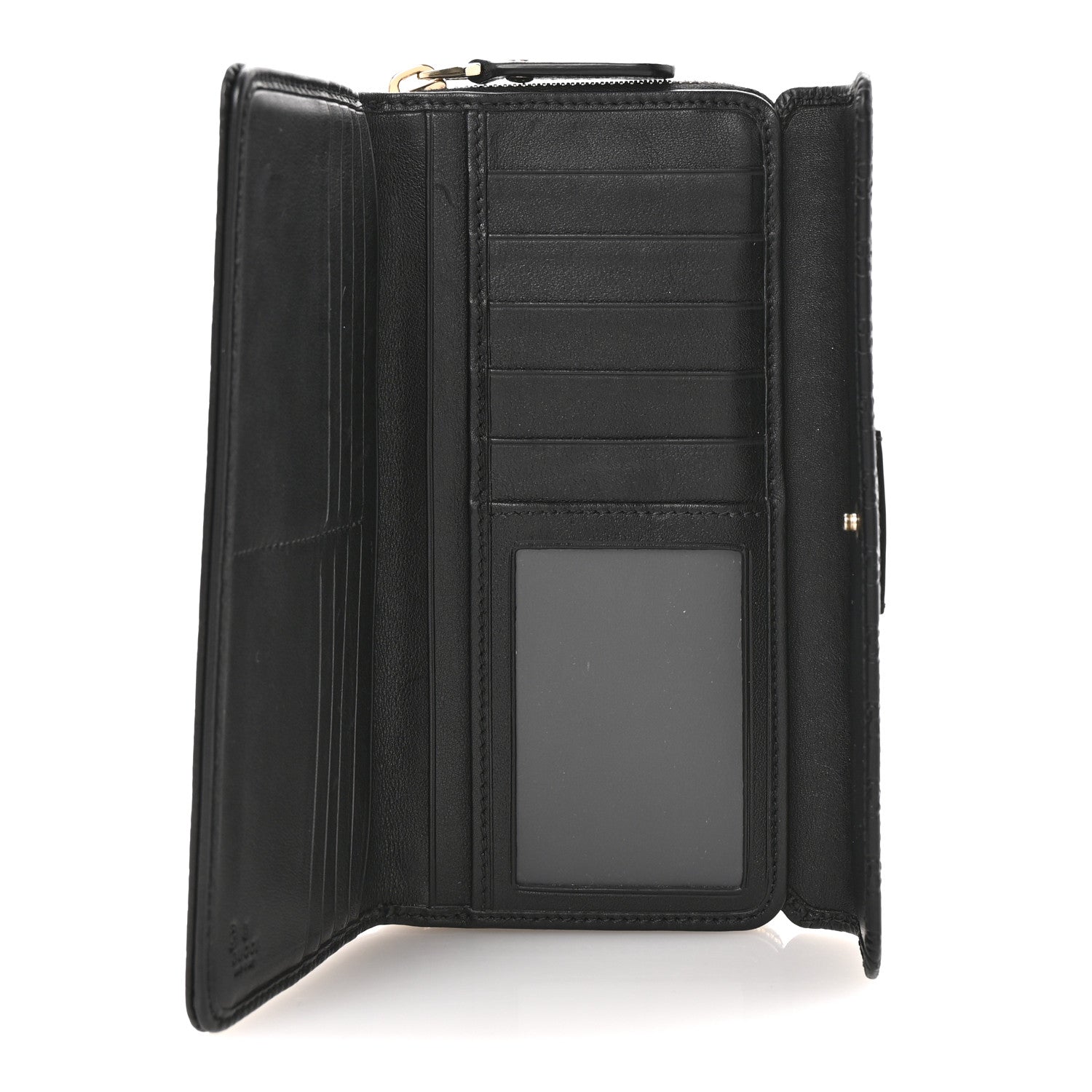 Gucci Soft Microguccissima Continental Zip Wallet Black 6 of 12