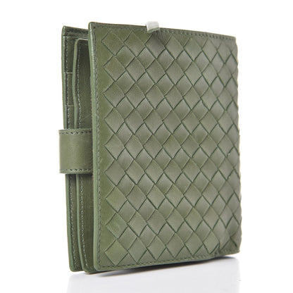 Bottega Veneta Nappa Intrecciato French Flap Wallet Foglia 3 of 10