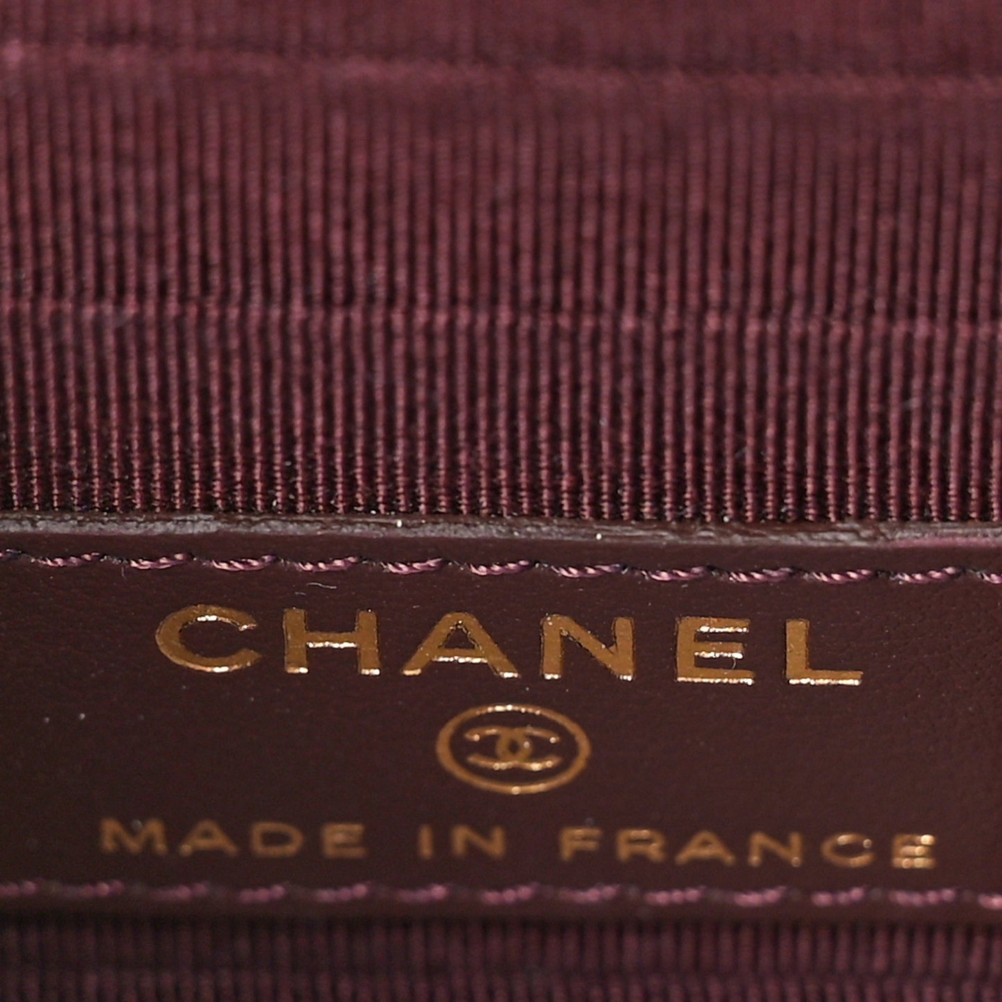 Caviar Quilted Mini Wallet On Chain WOC Black