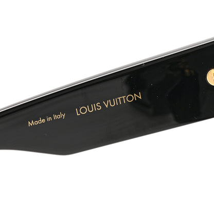 Louis Vuitton Acetate Swarovski Crystal Cyclone Sunglasses Z1578E Black 5 of 8