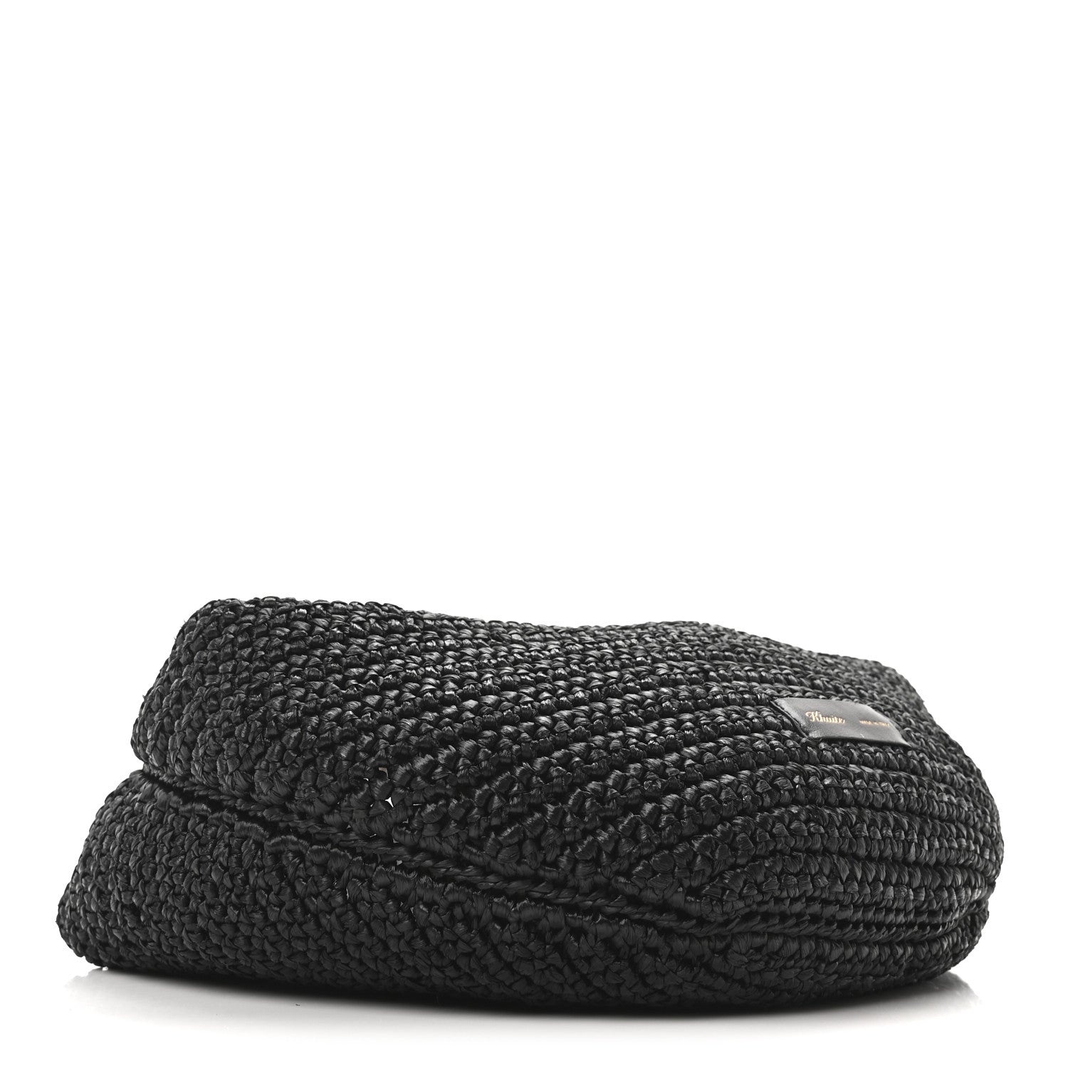 Khaite Raffia Olivia Hobo Black 4 of 9