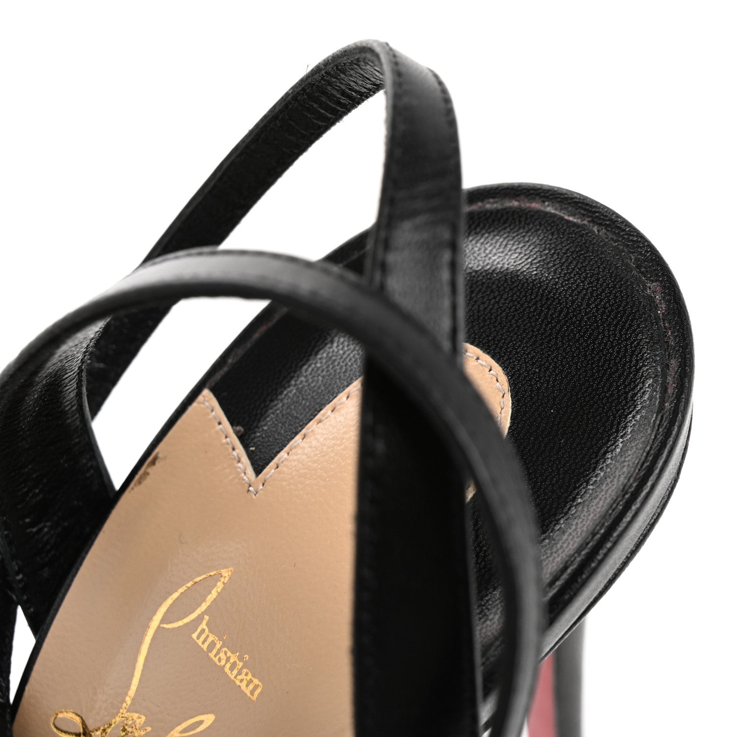 Christian Louboutin Kid Crystal Jewel Queen Sandals 40 Black 10 of 11