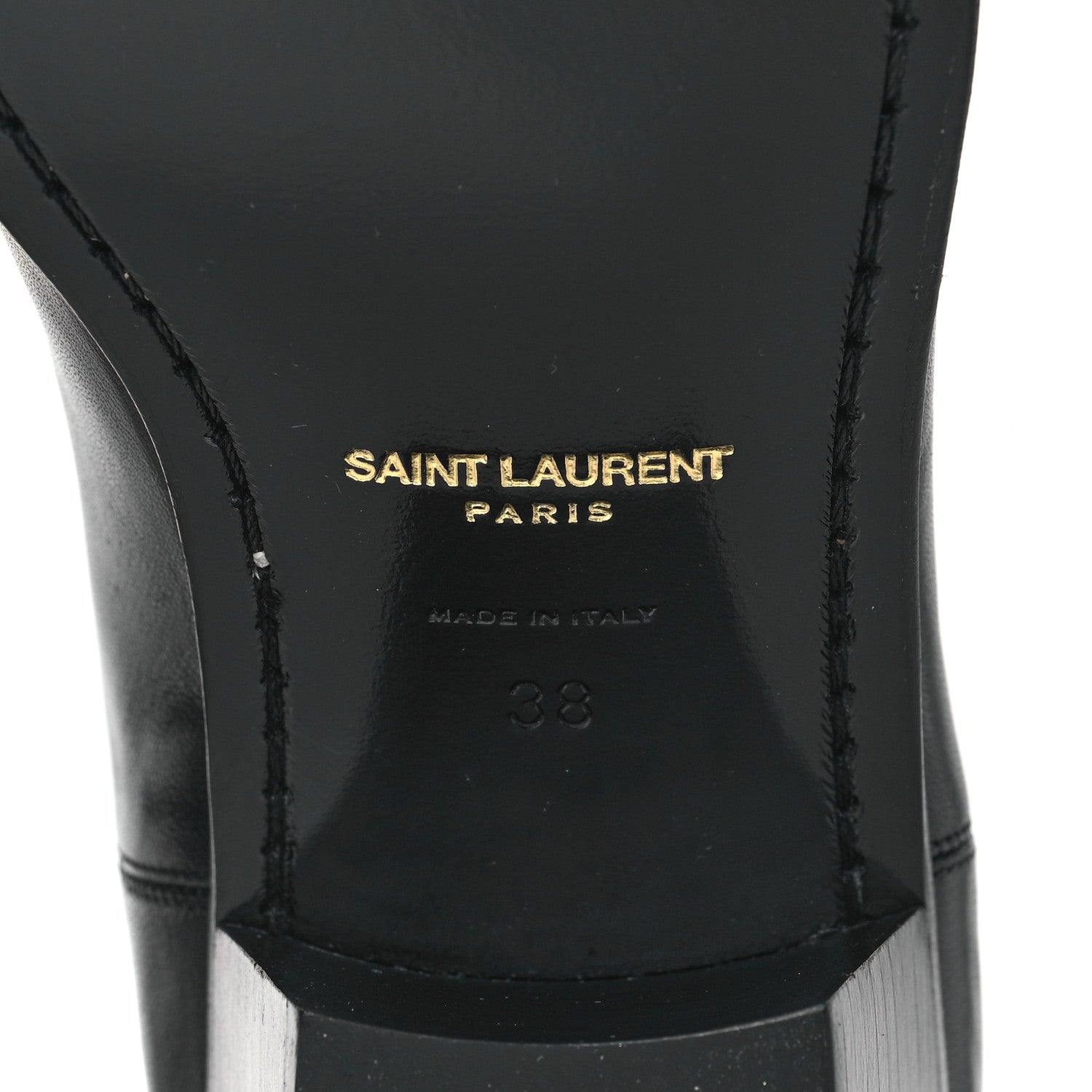 Saint Laurent Incrociato Muriel Vassili 60 Ankle Zip Boots 38 Black 6 of 8