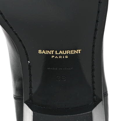 Saint Laurent Incrociato Muriel Vassili 60 Ankle Zip Boots 38 Black 6 of 8