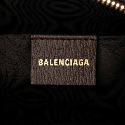 Gucci X BALENCIAGA BB Supreme Monogram Web Small Ophidia Boston Bag Beige New Acero 6 of 11