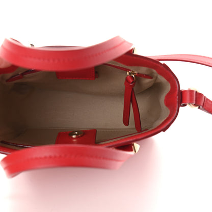 Jimmy Choo Grainy Calfskin JC Tote Royal Red 5 of 8