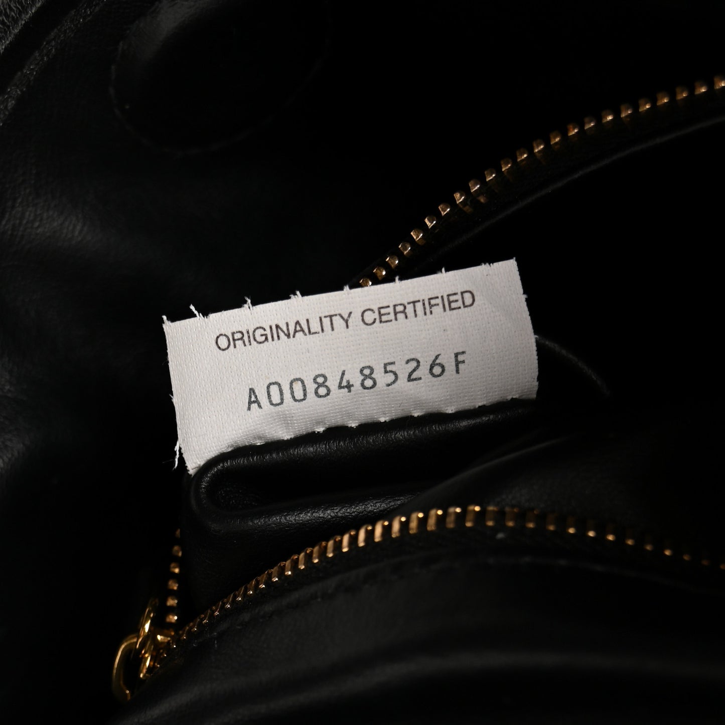 Calfskin Intrecciato Small Hop Black