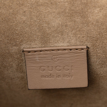 Gucci GG Supreme Monogram Suede Crystal Small Dionysus Shoulder Bag Beige Ebony Taupe Beige Ebony Taupe 6 of 13