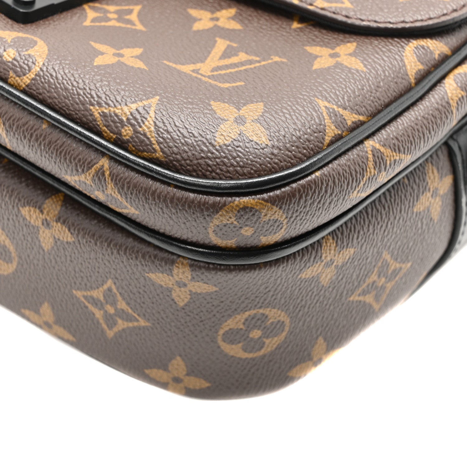 Louis Vuitton Monogram Macassar S Lock Messenger 9 of 9