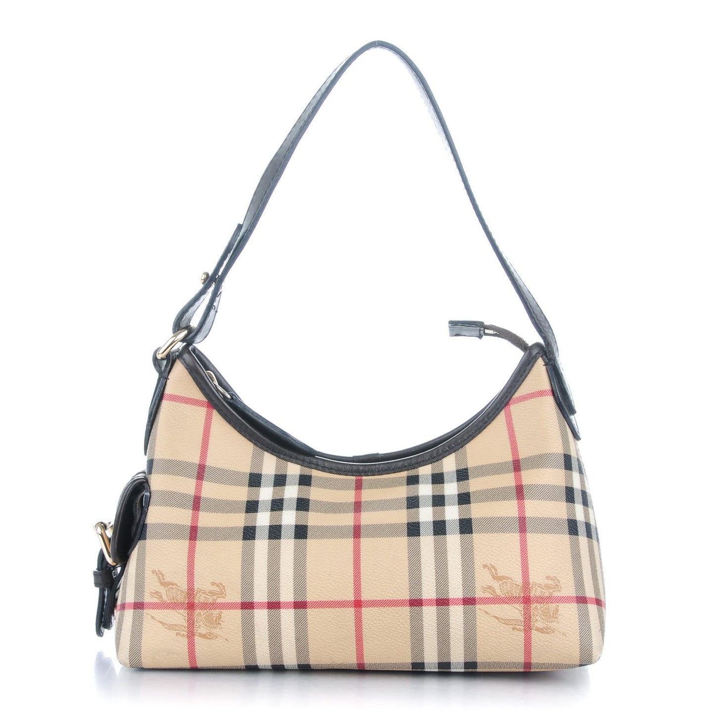 Haymarket Check Small Hobo Chocolate