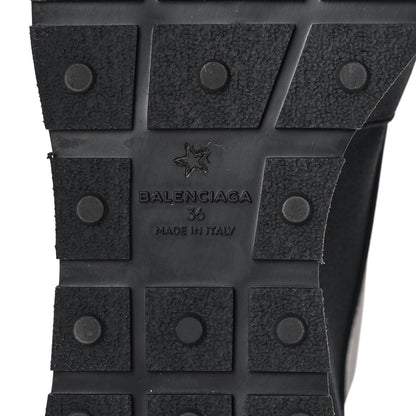 Balenciaga Mesh Calfskin Neoprene Womens Race Runner Sneakers 36 Black Rose Fluo 6 of 8
