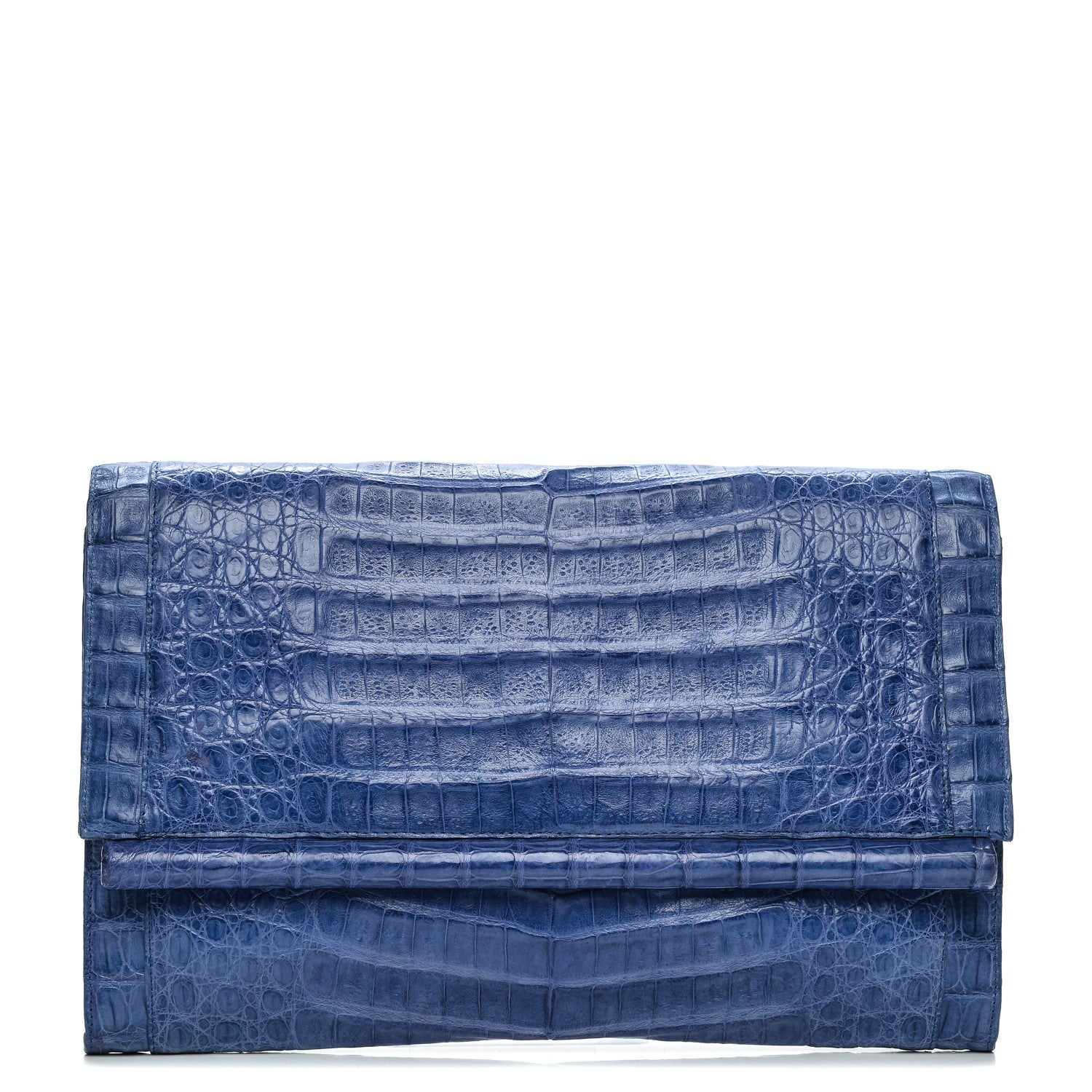 Nancy Gonzalez Crocodile Bar Clutch Violet 1 of 8