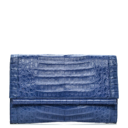 Nancy Gonzalez Crocodile Bar Clutch Violet 1 of 8