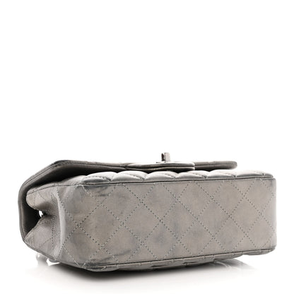 Chanel Metallic Calfskin Quilted Mini Rectangular Flap Ruthenium 4 of 14