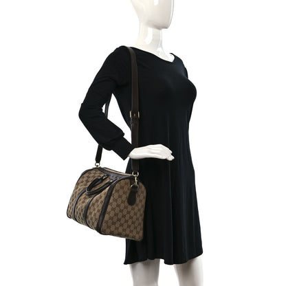 Gucci Monogram Medium Joy Boston Dark Brown 2 of 11