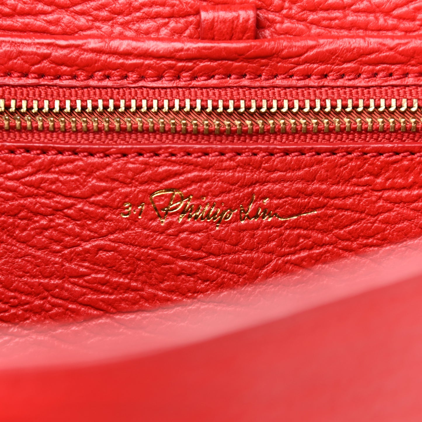 Textured Calfskin Medium Pashli Satchel Red
