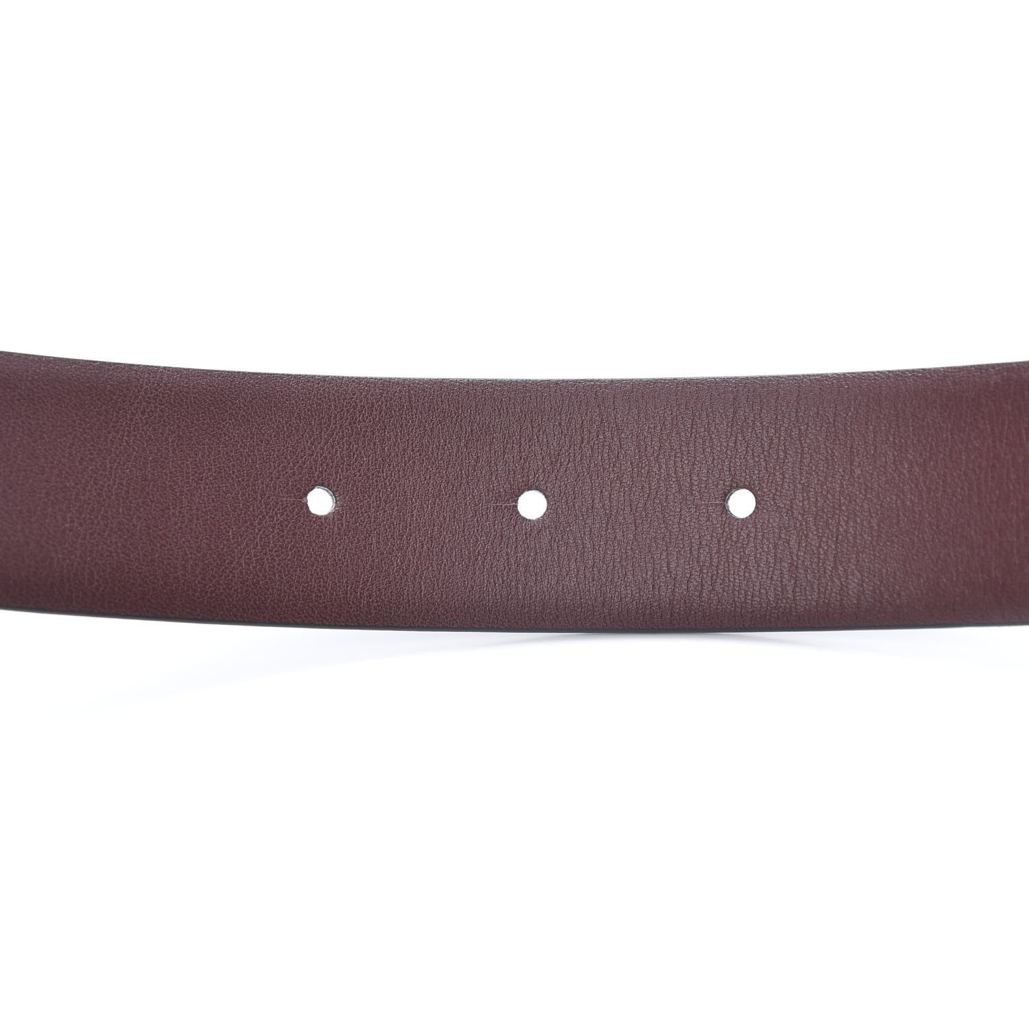 Chanel Calfskin CC Reversible Belt 70 Black Burgundy 3 of 7