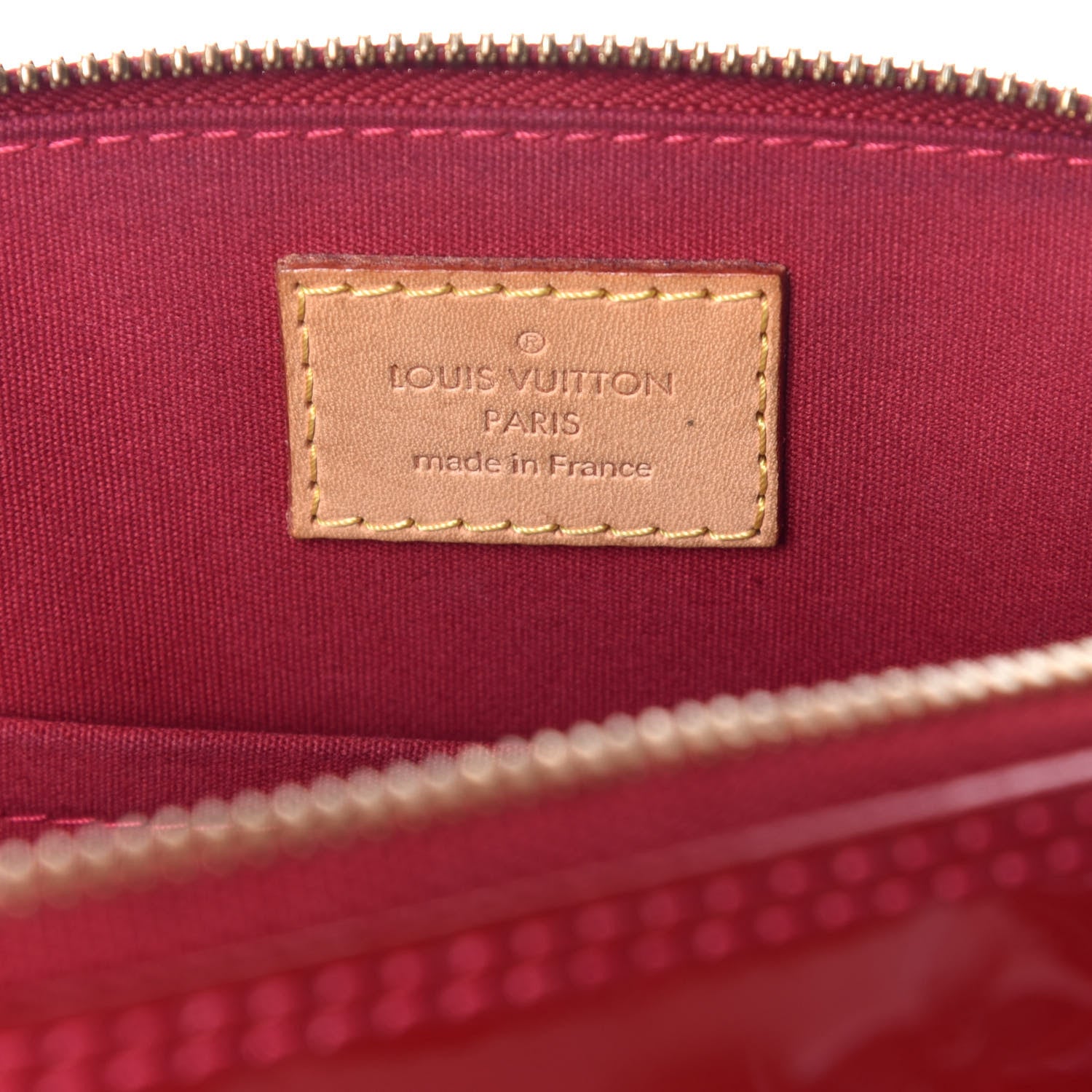 Louis Vuitton Vernis Alma BB Pomme D'Amour 7 of 9