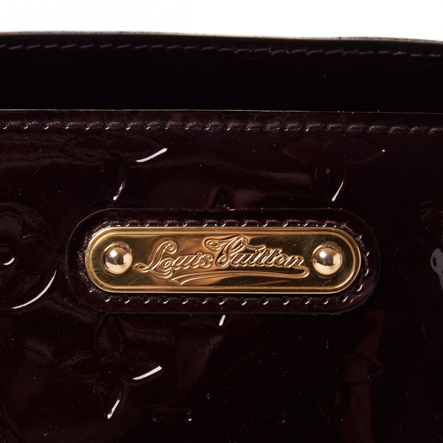 Louis Vuitton Vernis Wilshire PM Amarante 6 of 8