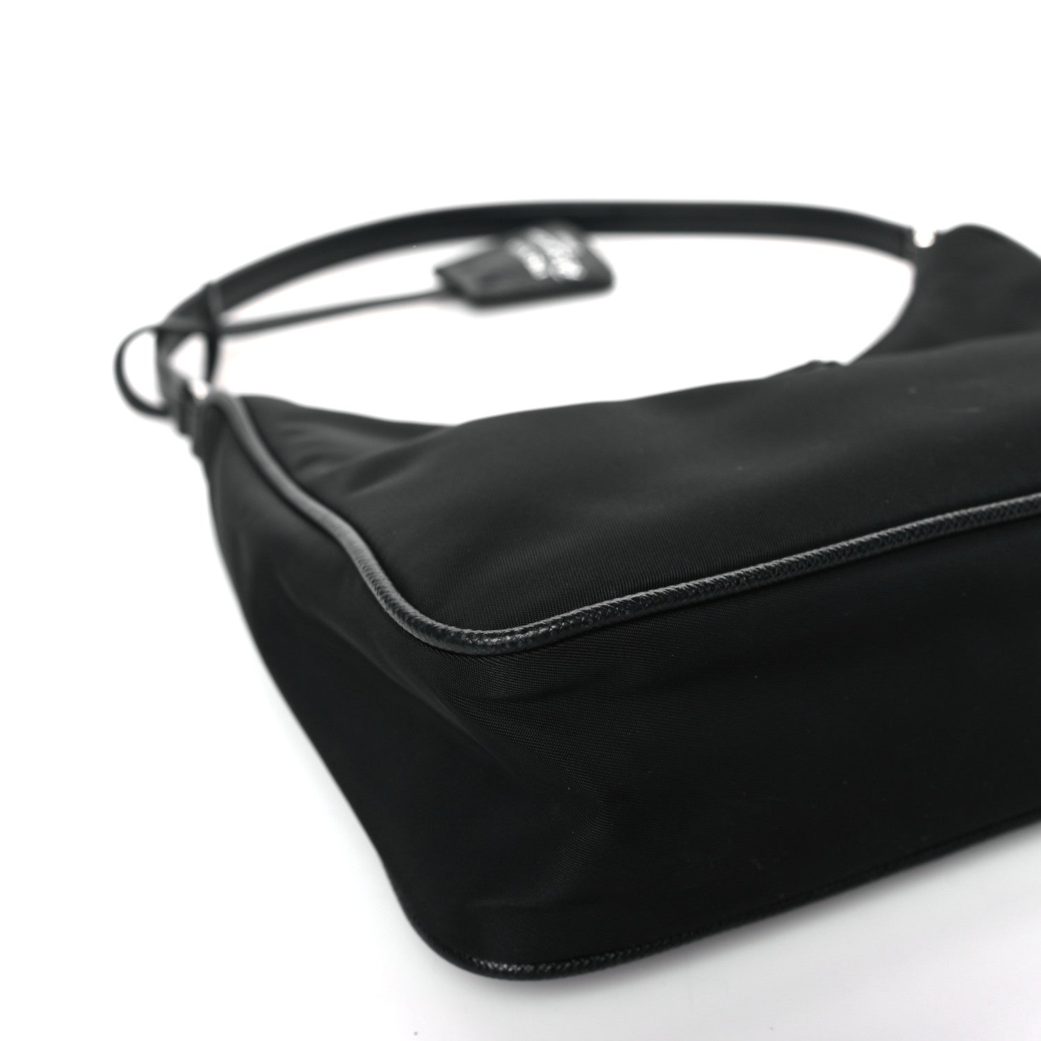 Prada Tessuto Nylon Saffiano Mini Re-Edition 2005 Bag Black 7 of 8