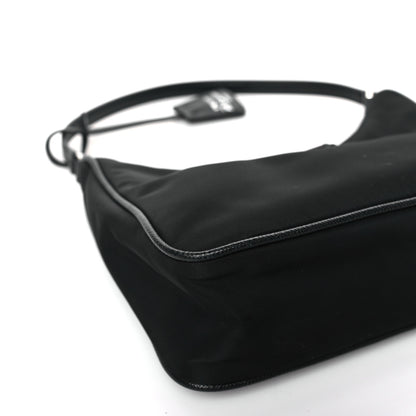 Prada Tessuto Nylon Saffiano Mini Re-Edition 2005 Bag Black 7 of 8