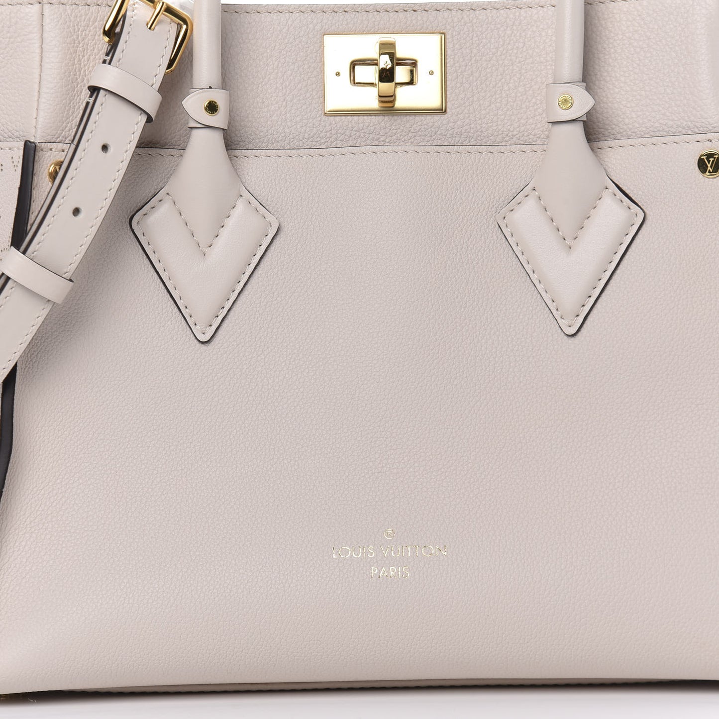 Calfskin Monogram On My Side Greige