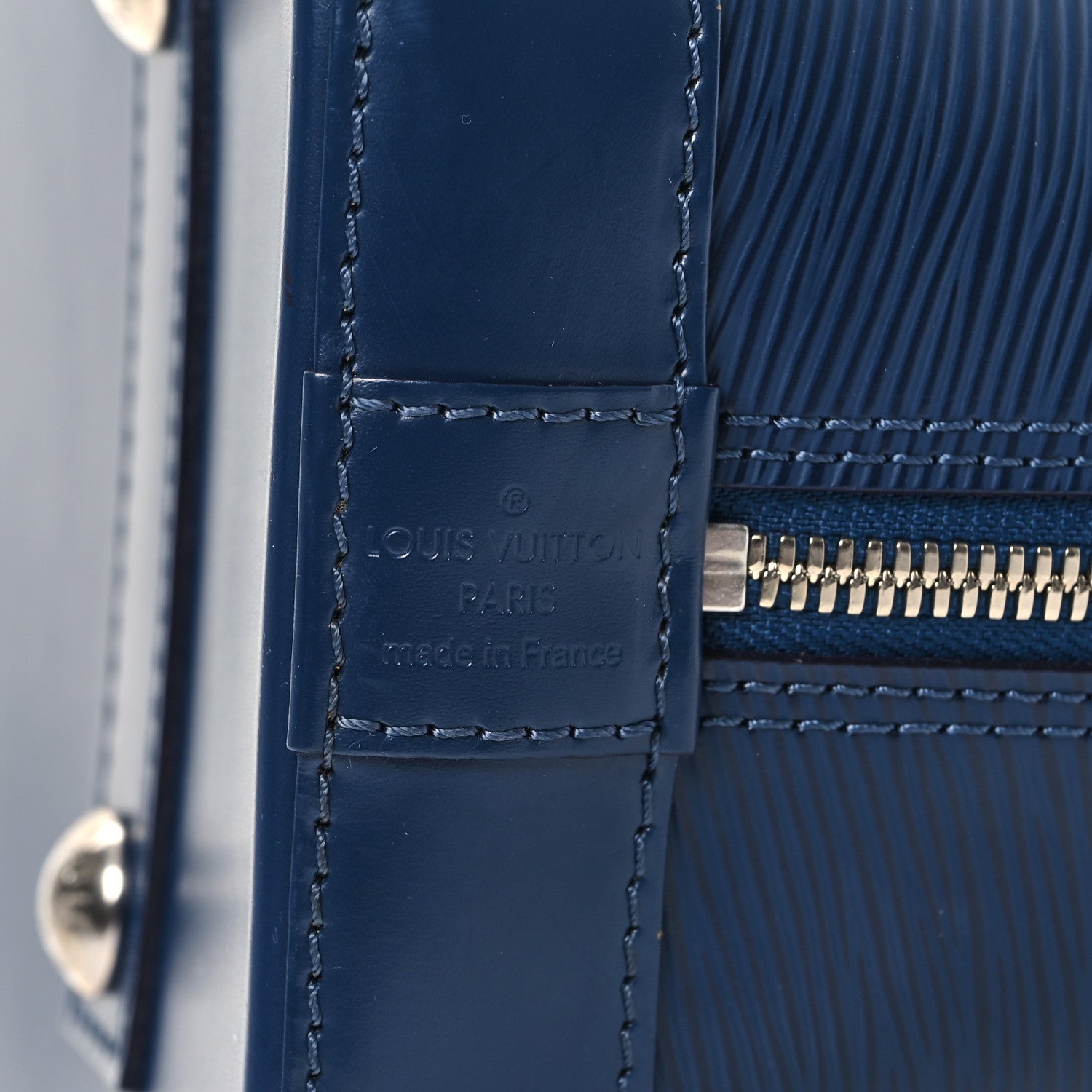Louis Vuitton Epi Alma PM Indigo 6 of 9