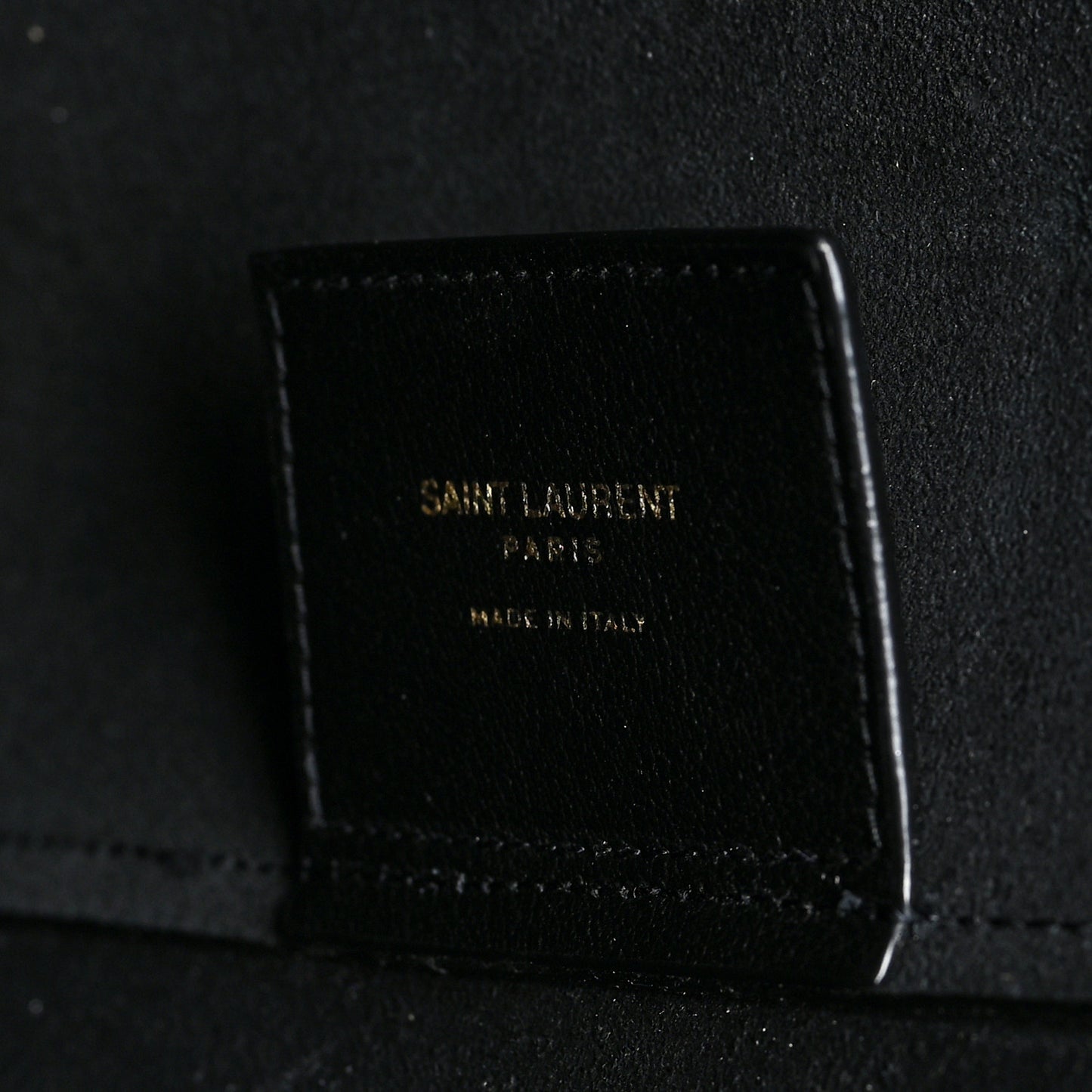 Calfskin Large Shopping Tote Black
