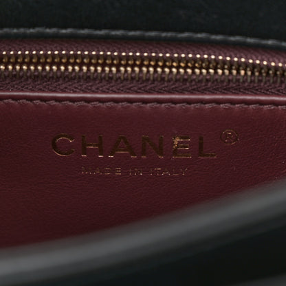 Chanel Lambskin Quilted Mini Trendy CC Dual Handle Flap Bag Black 6 of 10