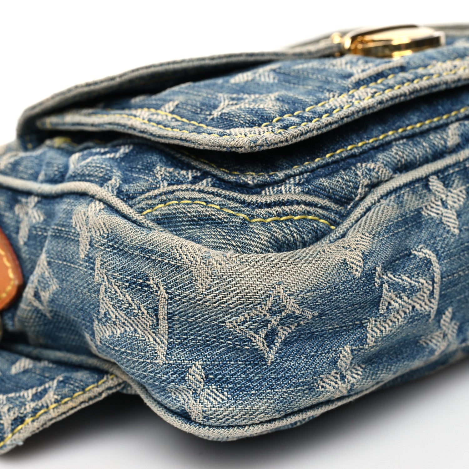 Louis Vuitton Monogram Denim Bum Bag Blue 8 of 15