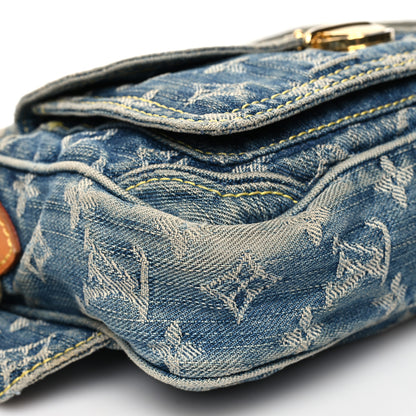 Louis Vuitton Monogram Denim Bum Bag Blue 8 of 15