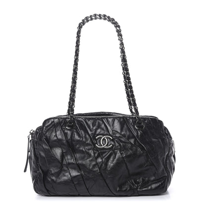 Chanel Glazed Calfskin Twisted Tote Black 1 of 15