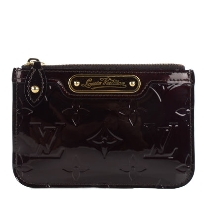 Louis Vuitton Vernis Key Pouch Amarante 1 of 7