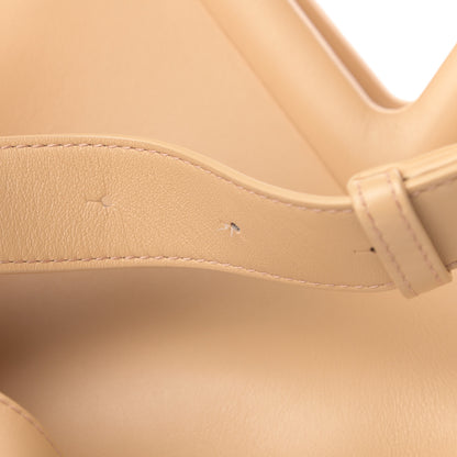 Bottega Veneta Calfskin Medium The Point Triangle Bag Almond 10 of 10