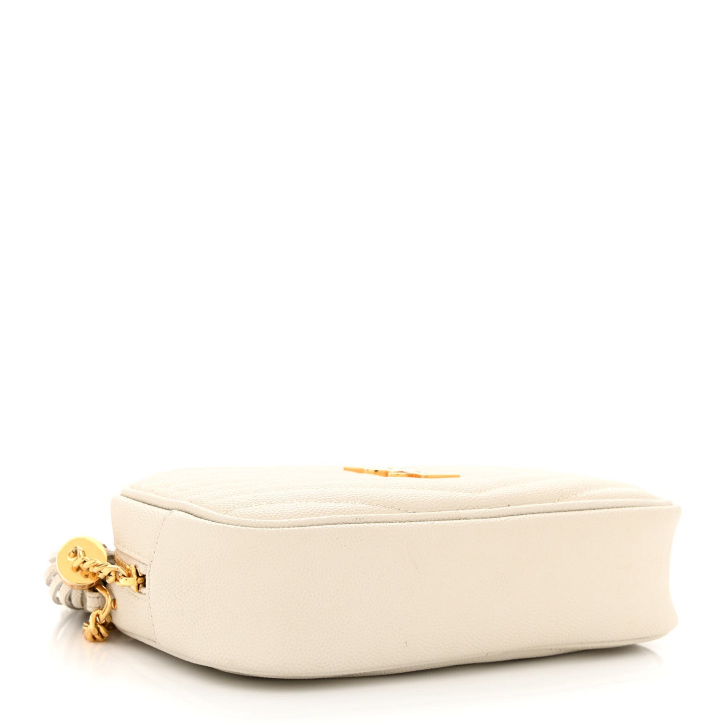Grain De Poudre Matelasse Monogram Mini Lou Camera Bag Crema Soft