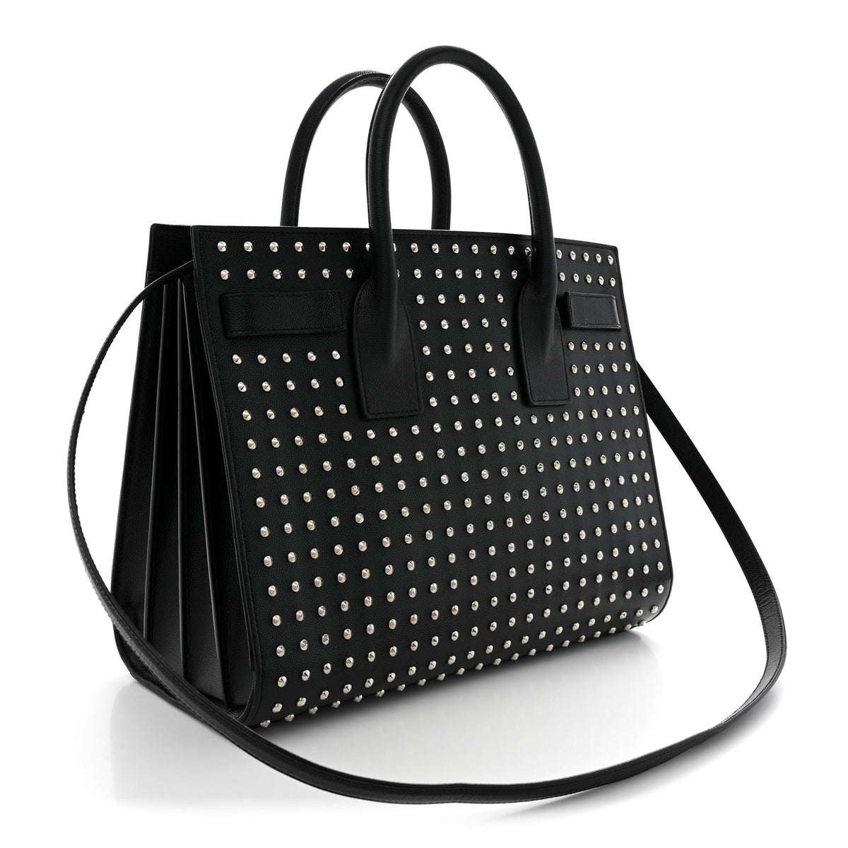 Grain De Poudre Studded Small Sac De Jour Black