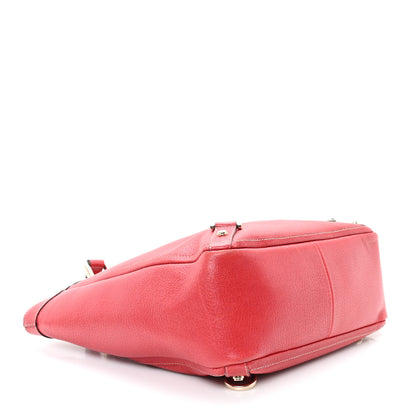 Gucci Calfskin Small Abbey Tote Red 4 of 13