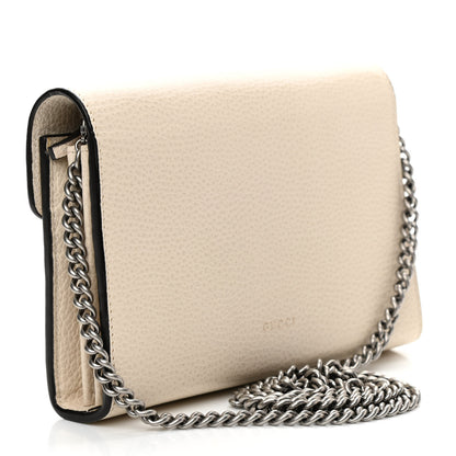 Gucci Dollar Calfskin Mini Dionysus Chain Wallet Mystic White 3 of 10