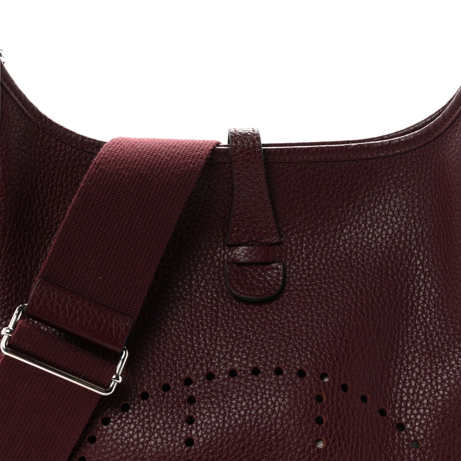 Hermes Taurillon Clemence Evelyne III PM Bordeaux 8 of 10