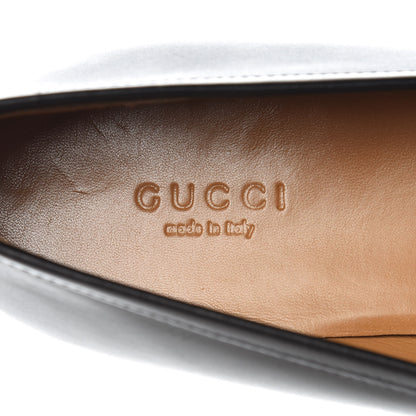 Gucci Calfskin Womens Jordaan Loafers 38.5 Black 6 of 9