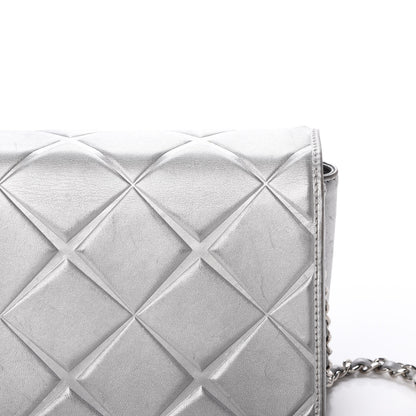 Chanel Metallic Calfskin Mini Propeller Flap Silver 8 of 16