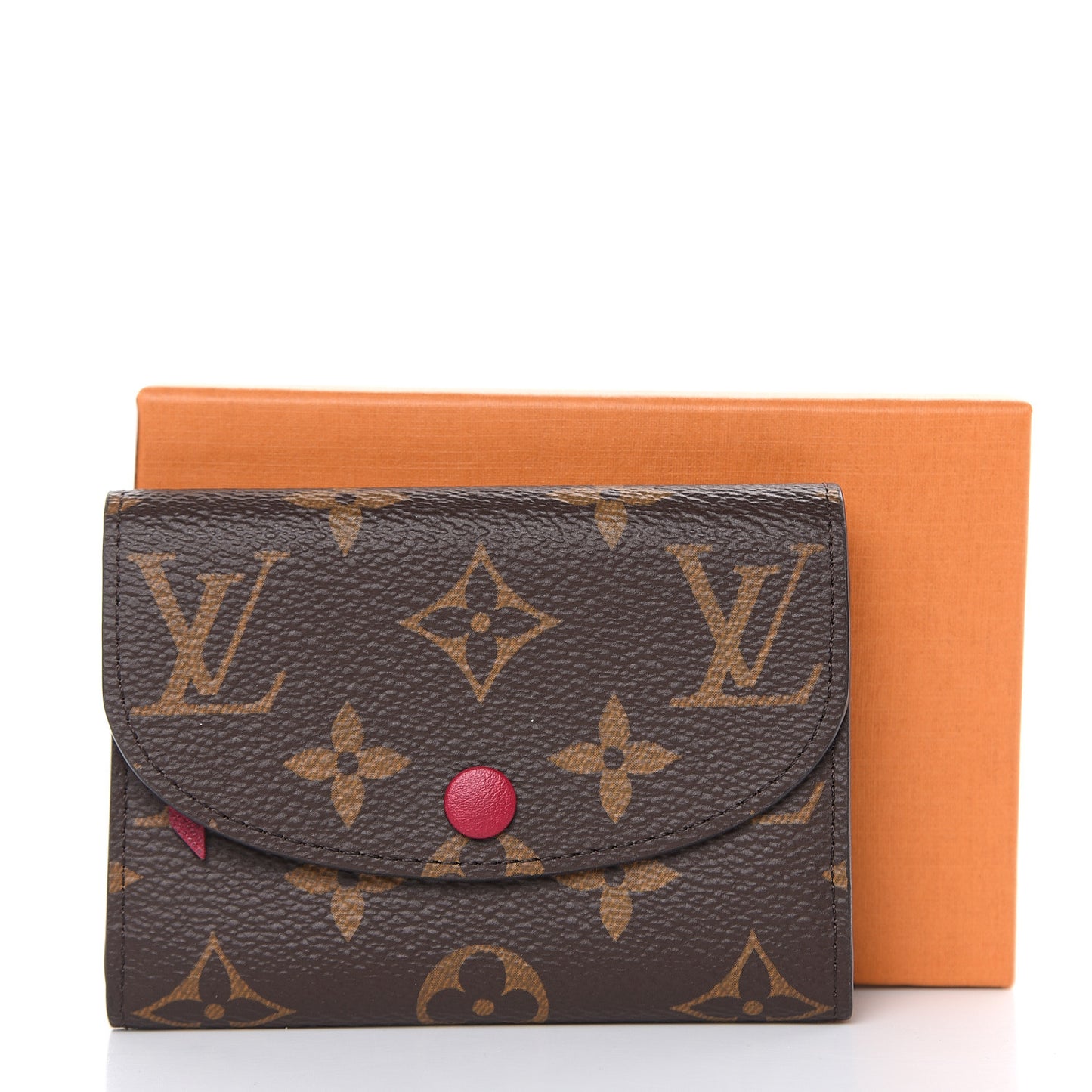 Monogram Rosalie Coin Purse Fuchsia