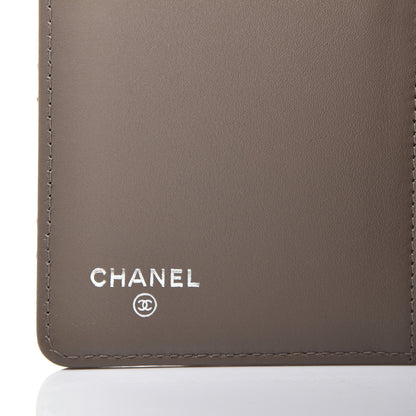 Chanel Patent Quilted Brilliant Yen Wallet Khaki 6 of 7