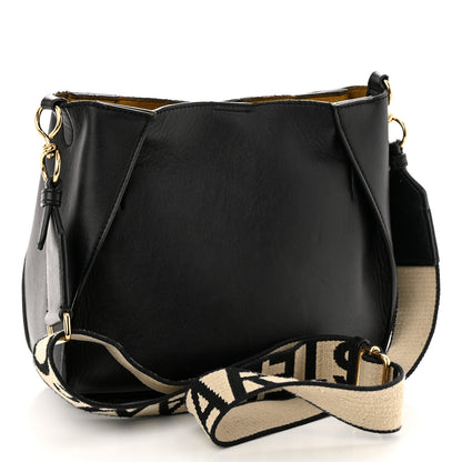 Stella McCartney Eco Alter Nappa Perforated Logo Mini Crossbody Black 3 of 12
