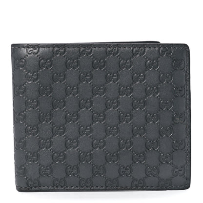 Gucci Guccissima Avel Bi-Fold Wallet Gray 1 of 14