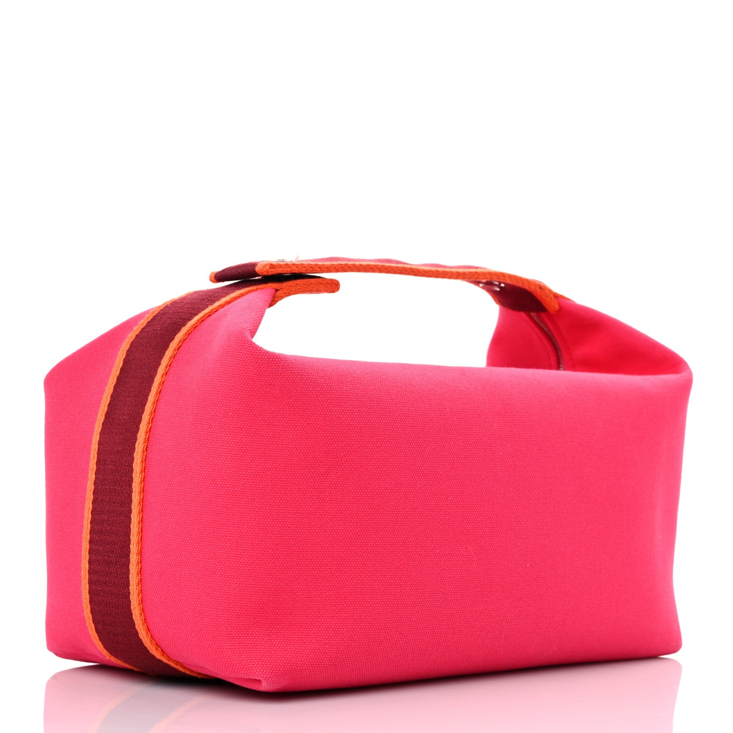 Hermes Canvas Small Bride-A-Brac Pouch Hibiscus 3 of 11