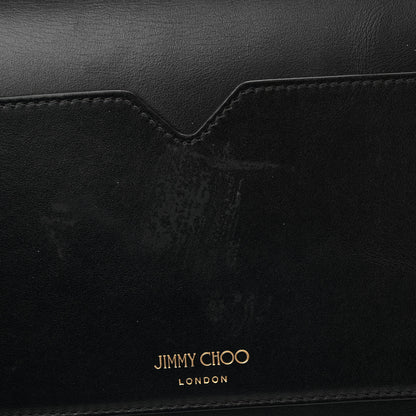 Jimmy Choo Smooth Calfskin Studded Lockett Shoulder Bag Black 11 of 11